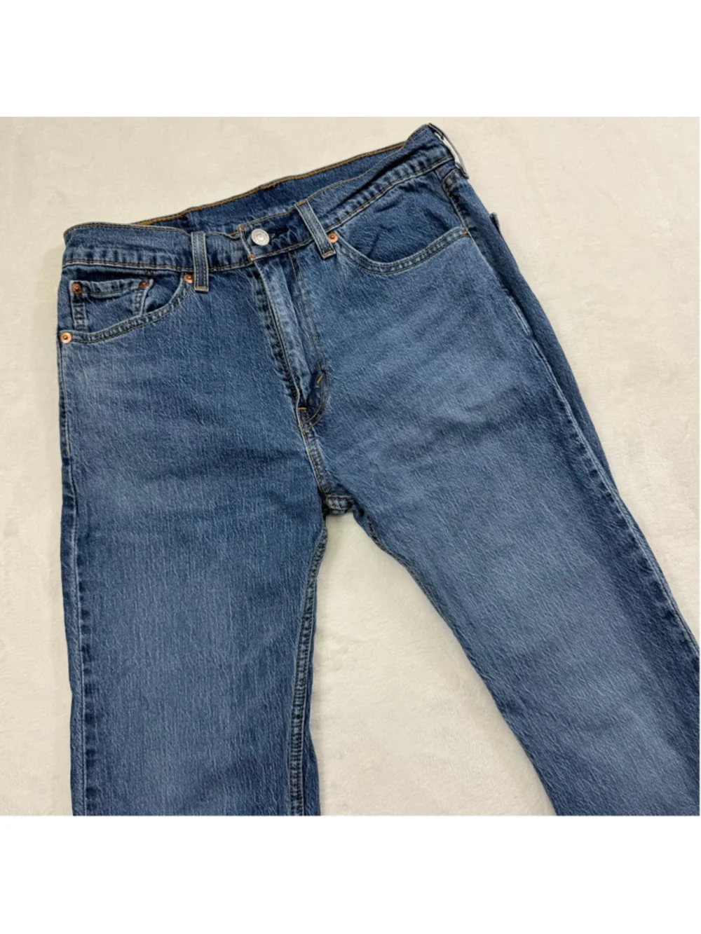 Men's Levi's 505 30x30 Straight Leg Jeans Blue Medium Wash